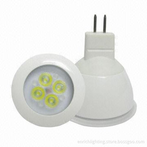 4 x 1W LED Spotlights, MR16 Base with High-efficiency, Made of Aluminum Housing